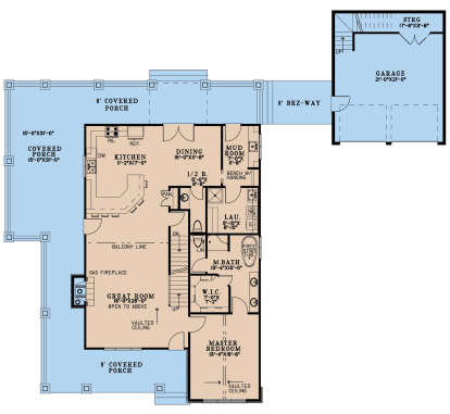 Main Floor  for House Plan #8318-00404