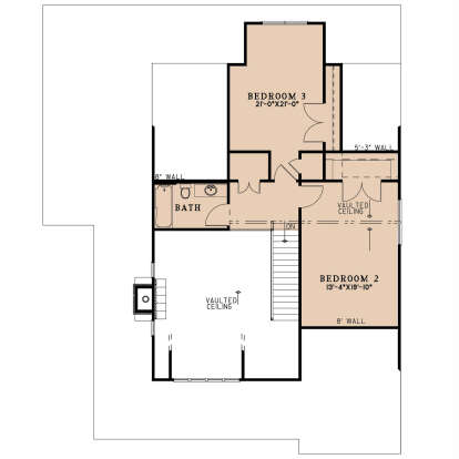 Second Floor for House Plan #8318-00404