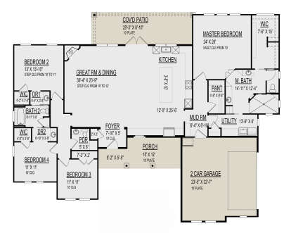 Main Floor  for House Plan #9300-00116