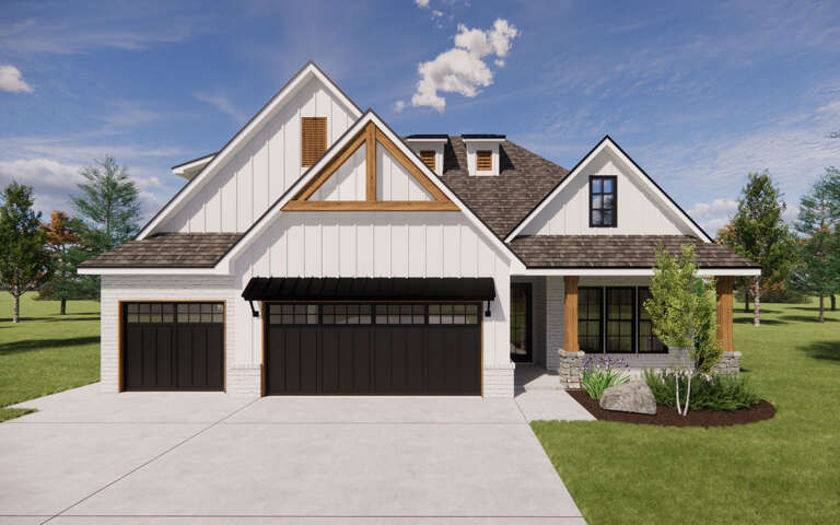 House Plan House Plan #32298 Front Elevation 