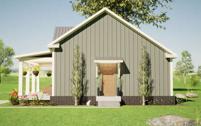 Modern Farmhouse House Plan #1070-00364 Elevation Photo