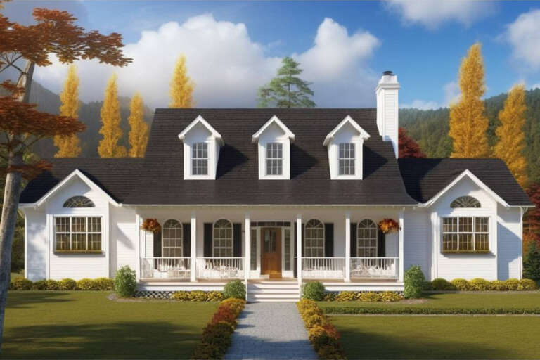 House Plan House Plan #323 Front Elevation