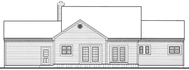 Country House Plan #033-00087 Elevation Photo
