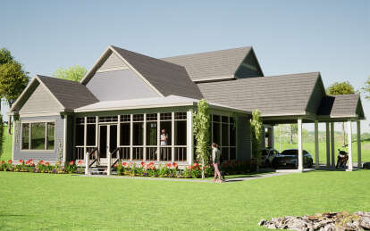 Craftsman House Plan #1070-00365 Elevation Photo