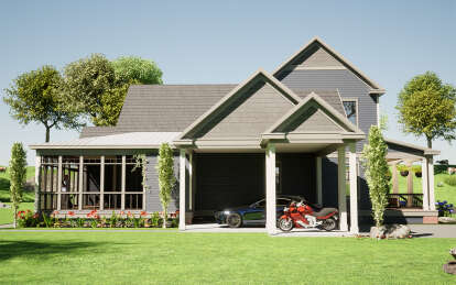 Craftsman House Plan #1070-00365 Elevation Photo