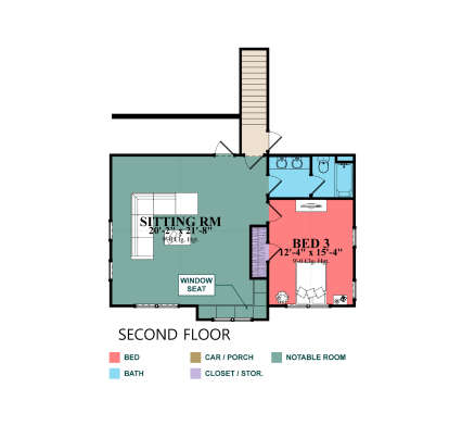 Second Floor for House Plan #1070-00365