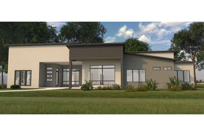 Modern House Plan #9300-00117 Elevation Photo