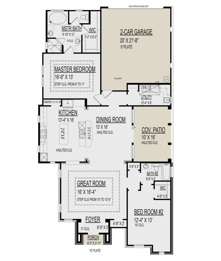 House Plan House Plan #32303 Drawing 1