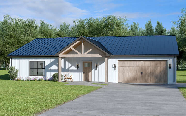 House Plan House Plan #32306 Angled Front Elevation