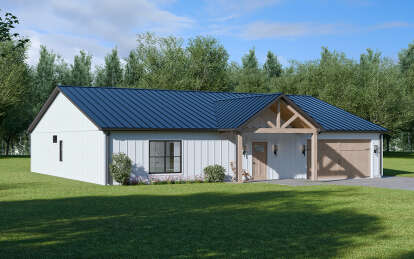 Barn House Plan #1958-00047 Elevation Photo