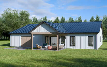 Barn House Plan #1958-00047 Elevation Photo