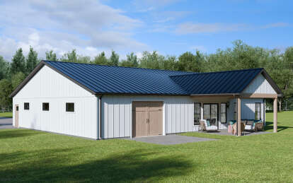 Barn House Plan #1958-00047 Elevation Photo