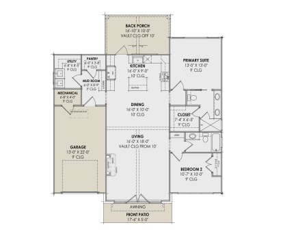 Main Floor  for House Plan #7983-00136