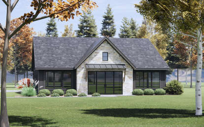 Modern House Plan #7983-00137 Elevation Photo