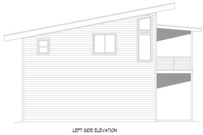 Modern House Plan #940-01236 Elevation Photo