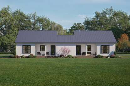 Modern Farmhouse House Plan #009-00424 Elevation Photo