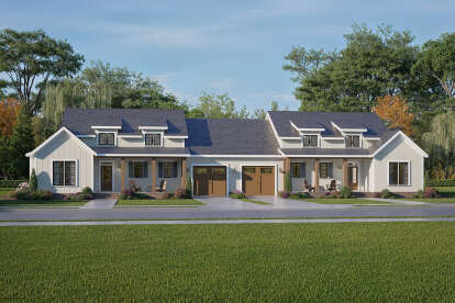 Modern Farmhouse House Plan #009-00425 Elevation Photo