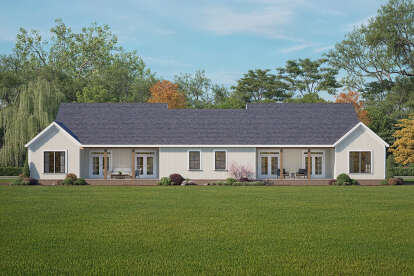 Modern Farmhouse House Plan #009-00425 Elevation Photo
