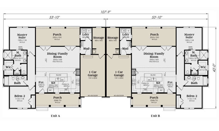 House Plan House Plan #32312 Drawing 1