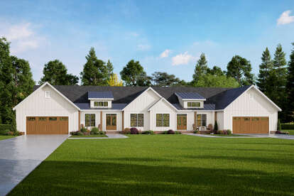 Modern Farmhouse House Plan #009-00426 Elevation Photo