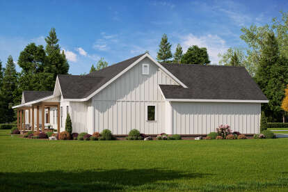 Modern Farmhouse House Plan #009-00426 Elevation Photo