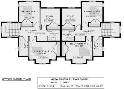 Second Floor for House Plan #5984-00019