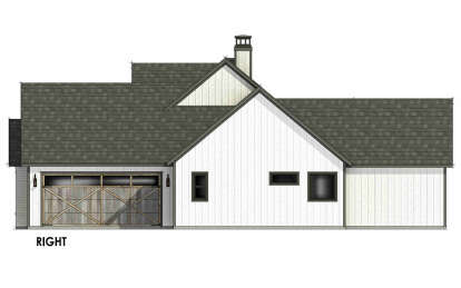 Modern Transitional House Plan #7983-00140 Elevation Photo