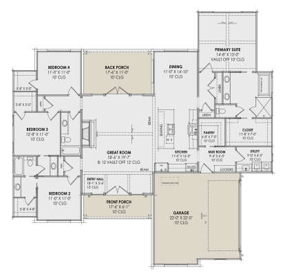 Main Floor  for House Plan #7983-00140
