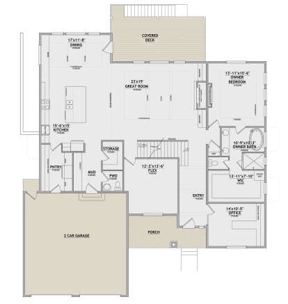 Main Floor  for House Plan #8768-00155
