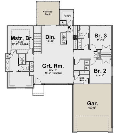Main Floor  for House Plan #1935-00002