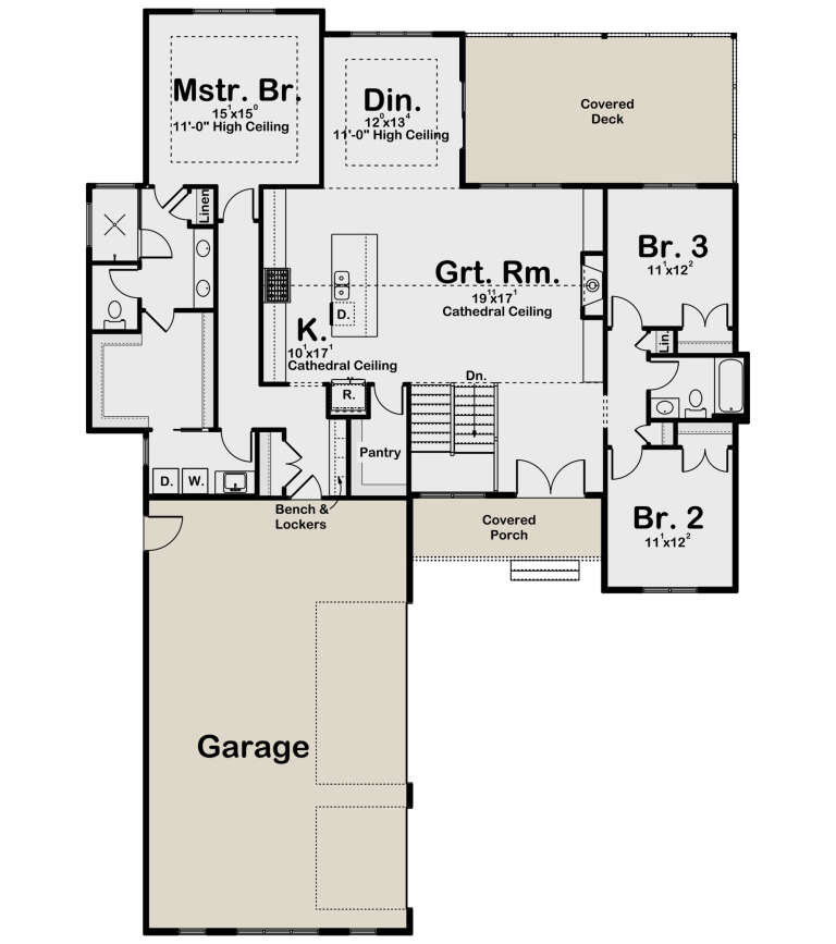 House Plan House Plan #32327 Drawing 1
