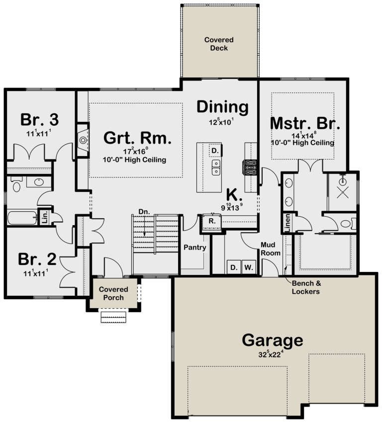 House Plan House Plan #32331 Drawing 1