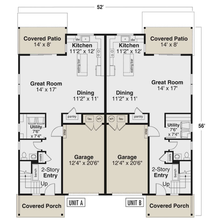 House Plan House Plan #32333 Drawing 1