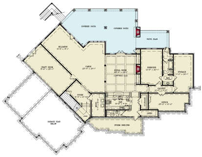 Basement for House Plan #699-00400