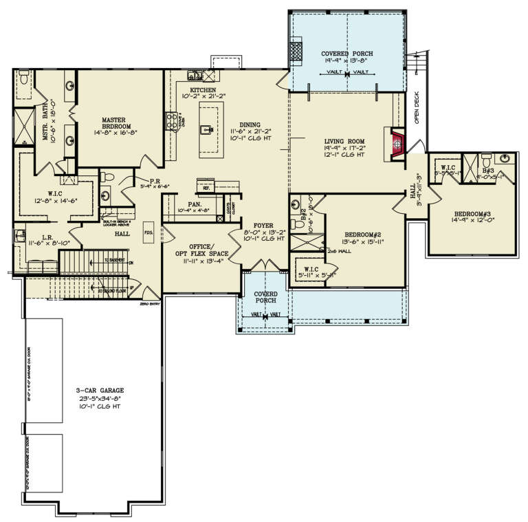 House Plan House Plan #32335 Drawing 1