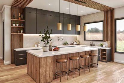 Modern Farmhouse House Plan #699-00401 Additional Photo