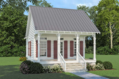 Cottage House Plan #048-00305 Elevation Photo