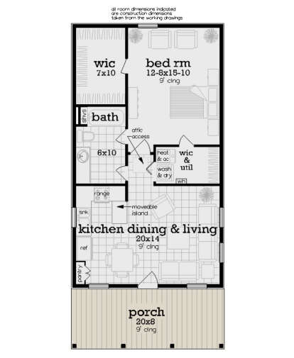 Main Floor  for House Plan #048-00305