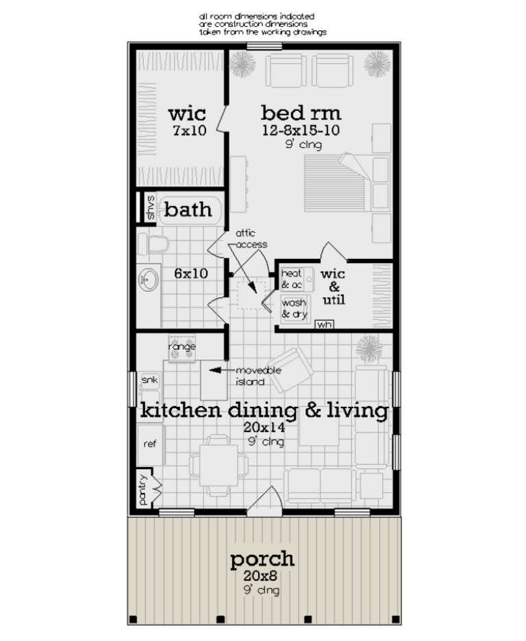 House Plan House Plan #32336 Drawing 1