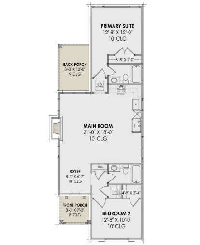 Main Floor  for House Plan #7983-00142