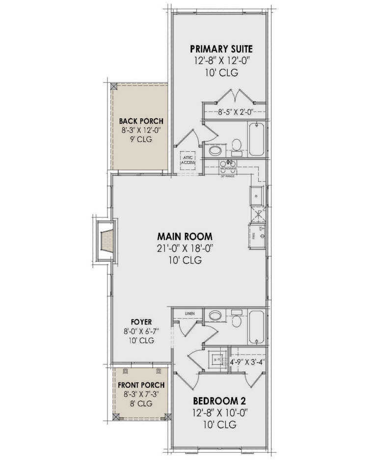 House Plan House Plan #32337 Drawing 1