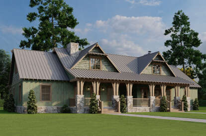 Craftsman House Plan #8318-00405 Elevation Photo