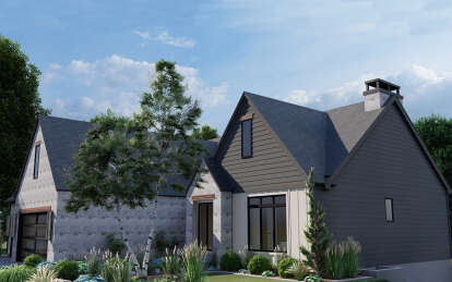 Modern House Plan #1935-00020 Elevation Photo