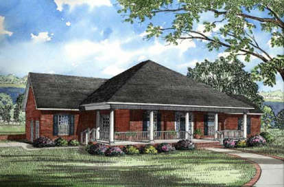 3 Bed, 2 Bath, 2607 Square Foot House Plan - #110-00121