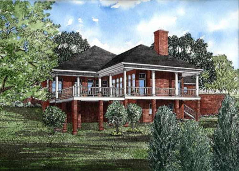 Traditional House Plan #110-00121 Elevation Photo