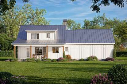 Modern Farmhouse House Plan #009-00429 Elevation Photo