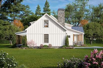 Modern Farmhouse House Plan #009-00429 Elevation Photo