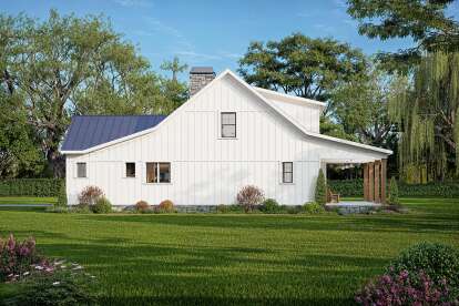 Modern Farmhouse House Plan #009-00429 Elevation Photo