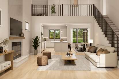 Modern Farmhouse House Plan #009-00429 Additional Photo