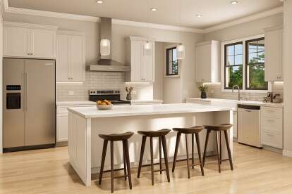 Modern Farmhouse House Plan #009-00429 Additional Photo